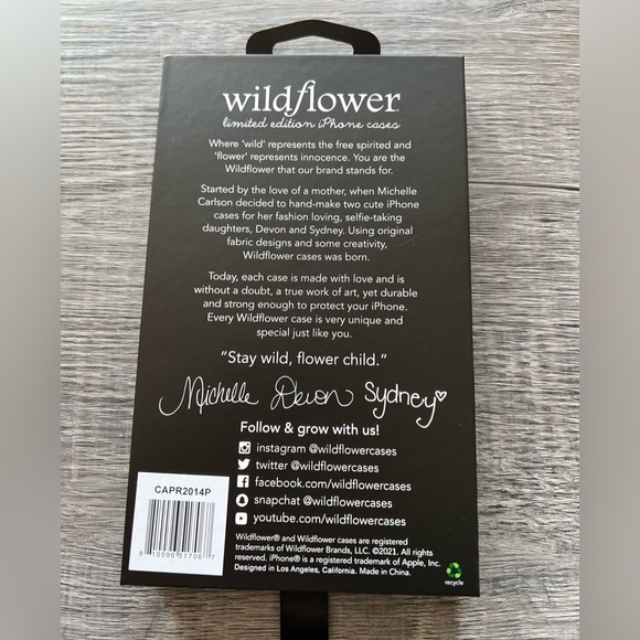 Wildflower Capricorn IPhone 14 Pro Case - Picture 7 of 8